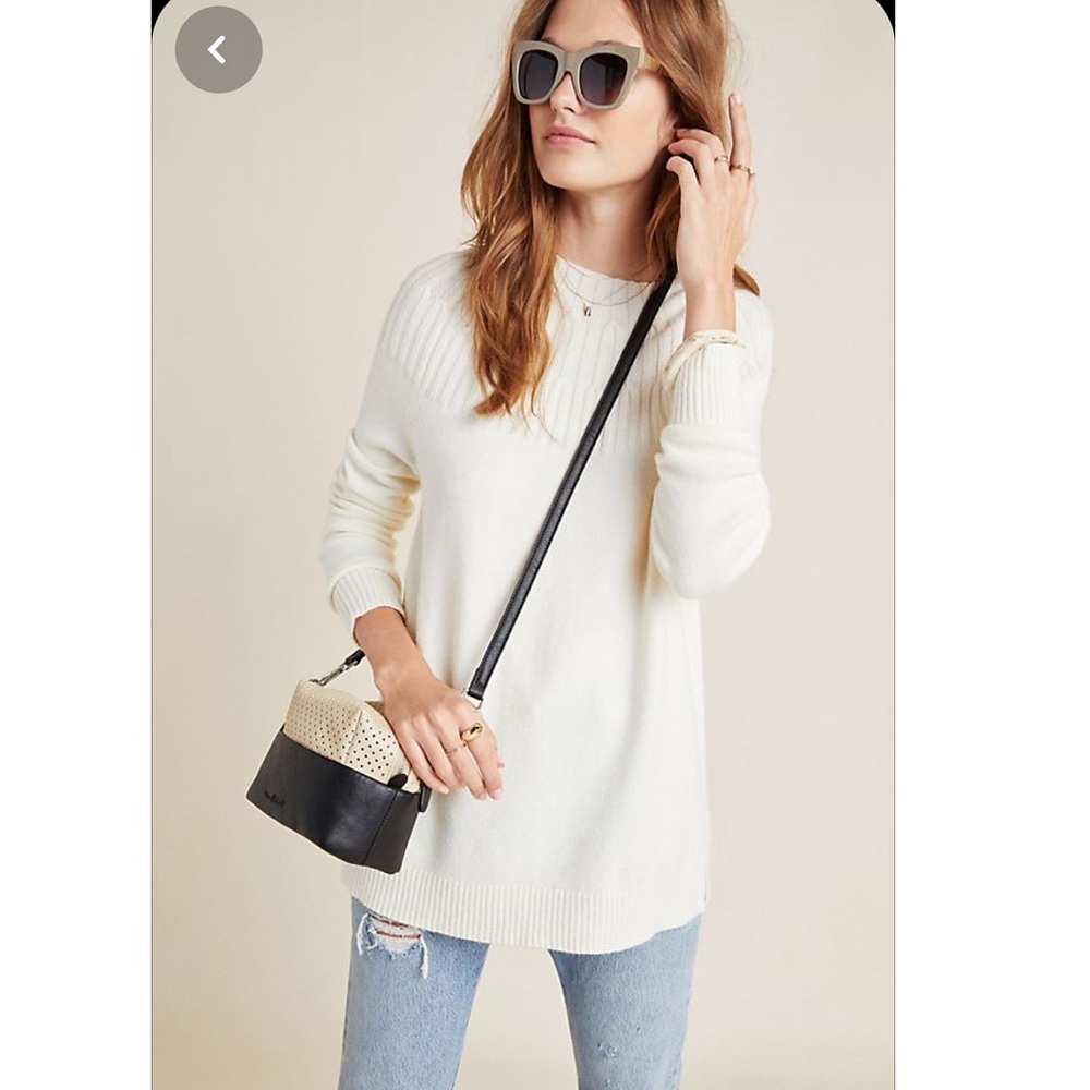 New Anthropologie Welford Tunic Sweater, Small